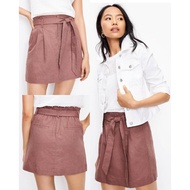 Loft Paperbag Pocket Mini Skirt - 8090