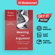 Meaning And Argument - Paperback - English - 9781118390191