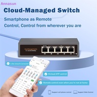 Annasun Hi-S21-5G Cloud Managed Ethernet Switch,WEB/APP Cloud Managed Gigabit Ethernet Network Switc