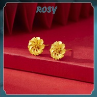 916 original gold-plated  Chrysanthemum earrings for women gift