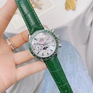【熱賣】歐米茄-OMEGA女士石英腕錶 316L精鋼表殼真皮表帶 女生商務休閒腕錶皮帶手錶 實物拍攝 放心下標