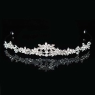 Crystal Wedding Flower Bridal Tiara Headband Crown