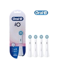 Oral B io mild soft cleaning toothbrush replacement head, 4 white