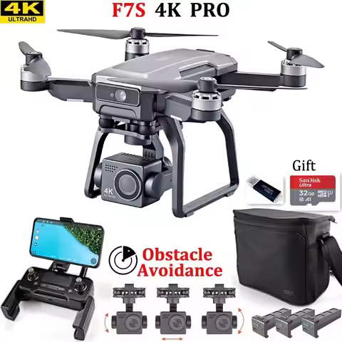 SJRC F7s 4K PRO Drone 4K obscatle avoidance GPS 5G WiFi 3-Axis Gimbal EIS FPV Brushless Quadcopter 3