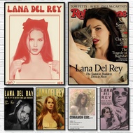 Singer Lana Del Rey Album Poster Home Living Room Bedroom Entrance Bar Coffee Shop Art Painting Deco