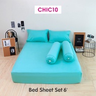 TULIP ชุดเครื่องนอน ผ้าปูที่นอน ผ้าห่มนวม รุ่นTULIP CHIC สีพื้น CHIC10 สัมผัสนุ่มสบายสไตล์มินิมอล