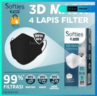 new SOFTIES 3D Surgical Mask KF94 20 pcs - Masker Softies KF94 3D