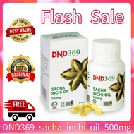 ✨ Big Sale✨Ready stock🔥正品100%DND369 Sacha Inchi Oil Softgel (1 Botol x 60 Biji) Original Organic Minyak Sacha Inchi Dr Nordin Omega 3 Halal