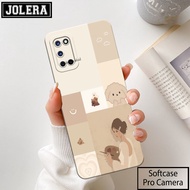 Softcase OPPO A92hp OPPO A92 Silicon Mobile Phone Case hp Kesing Flexible Casing Pro Camera Macaroon