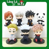 (Available) Combo Set of 6 Jujutsu Kaisen Anime/Manga Models (with keychain model) Super cute chibi 