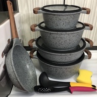 K&I Periuk & kuali Batu Granite Original Germany Stone Cookware🔥