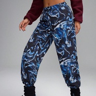 Women's Elastic Waist Allover Print Sports Pants, Casual For Daily Wear,Flare Leggings, FP Movement,