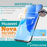 WATERFILM Screen Protector HYDROGEL Soft Nano Film Cover for Huawei Nova 10 10 Pro 9 SE 7 7i 5 5i 4 
