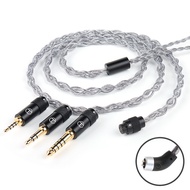 Trn Sea Serpent 4 Core Copper And Silvermixed Hifi Earphone Cable 3 Jack Upgradable Cable For Medusa