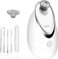 Kingsmile Face Steamer, Nano Facial Steamer for Sinuses &amp; Unclogs Pores Hot Steam Vaporizer for Home Facial SPA, Face Humidifier for Clear Blackheads Acne Deep Clean - 4 Piece Stainless Steel Skin Kit