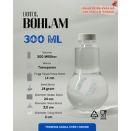 300ml Bulb Bottle 300ml Plastic Bottle/ 300ml Round Plastic Bottle/ 300ml Plastic Bulb Bottle/ 300ml