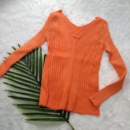 lvupthaishop เสื้อแหวกอก collection SSENSE ️ เนื้อไหมพรมเนื้อพรีเมี่ยม แซ่บ..จี๊ด ️ หมึกย่าง F402A