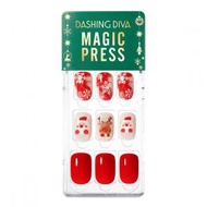 DASHING DIVA - Magic Press 聖誕快樂 美甲指甲貼片 (MDR3W029RR)