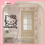 Hello Kitty Sticker Glass Sliding Door Sticker Window Sticker DIY Luggage Sticker Pink Home Applianc