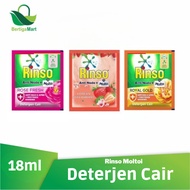 Rinso Molto 500 Anti Noda Cair Isi 6 Sachet 18 ML