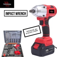88V mesin bor impact baterai 350N.M bor Baterai 13mm Impact Wrench brushless impact jld tool 88v
