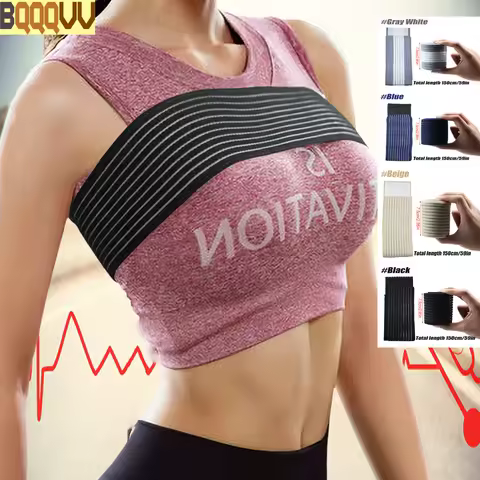 1PC Bounce Breast Compression Band - Post Surgical Implant Stabilizer Strap Breast Support Brace Bra