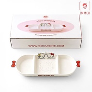 BO CUISINE Hello Kitty At Home Trio Divided Plate 3-Section CeramicPlate KoreaSeller