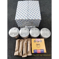 MIVEC PISTON HI-COMP ART JAPAN WITH RING TP NPR 4G91 4G92 4G93