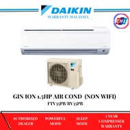 DAIKIN 1.5HP (R32)AIR COND (READY STOCK+NON WIFI ) FTV35PB/RV35PB-3WM-L0