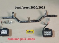 CRasbar - dudukan lampu tembak -beat karbu-beat esp- beat street old-beat street 2020-XRIDE 115