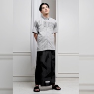 Palestinian Rabbani Sarong Barbah SJ2 201 Ash Palestinian style Motif