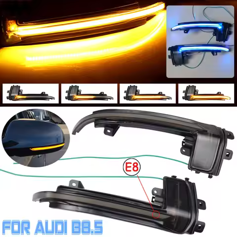 For Audi A3 S3 8P 10- 2012 A4 S4 RS4 B8 8K ( B8.5 ) A5 S5 RS5 2011-2015 Side Wing Mirror Indicator D