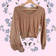 Knitted Sweater earth Tone music & ecology