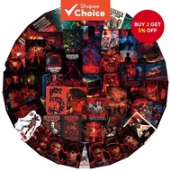 50/54pcs Stranger Things 5 Fandom Stickers Trendy Waterproof Graffiti Decals for Phone Case Backpack