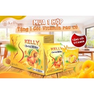 Trà Đào Giảm Cân Detox Kelly chính hãng kèm vitamin