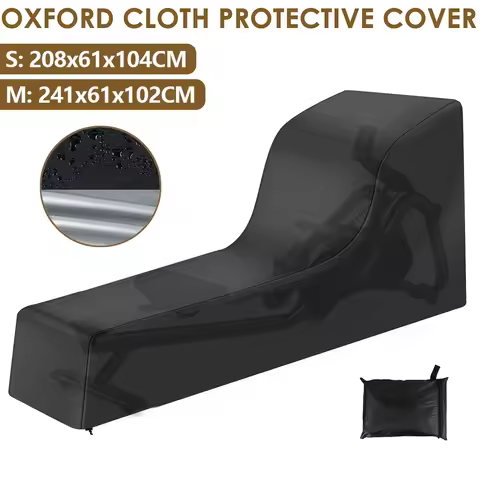 Rowing Machine Cover Oxford Cloth Waterproof Fitness Equipment Cover with Drawstring Rower Dustproof