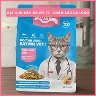 Thức ăn hạt cho mèo Mr Vet bịch seal 1kg cho mèo mọi lứa tuổi hạt Mr.Vet hỗ trợ các vấn đề sức khoẻ