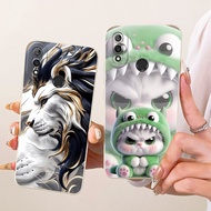For Huawei Y9 2019 Case Lovely Cartoon Painted Soft Silicone Back Cover Phone Case For Huawei Y9 Pri