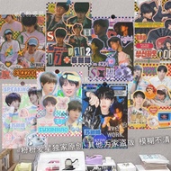 New Product TF Family Su Xinhao Poster Collection Aidou Wall Gift Chasing Pink Cheer Wall Sticker A4