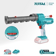 TOTAL Tools Cordless Caulking Gun + Battery + Charger (20V / 3700N) TCGLI2001