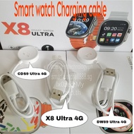【in stock】 Suitable for 4G sim smartwatch X8 ULTRA CDS9 DW89 smartwatch charging cable