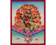 開悟之光  拉胡拉唐卡畫