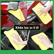 Car cleaning towel, 2-layer Microfiber specialized car washing towel 30x30cm, 30x60cm