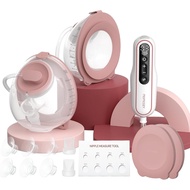 Momcozy Breast Pump V2 Pro Ultra-Lightweight Hands-Free & Pump with Integrated Flange, Quiet & Leak-