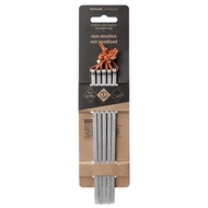 FORCLAZ Non-anodised ultralight 10g tent pegs for trekking tents (x5)