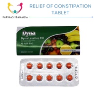 [ Exp 6/2028 ] DYNA LAXATIVE PILL (1 Blister X 10 Tablets) - Relief of Constipation / Ubat Sembelit