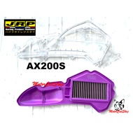 JRP (PURPLE) AX200S Air Filter & Cover Transparent Air Filter Cover Clear Filter PURPLE