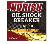Oli shockbreaker Merk NURISU SAE 10 ORIGINAL ukuran 1000ml | Oli Shockbreaker motor dan mobil SAE 10