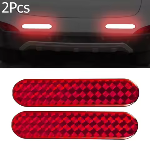 NEW Car body reflective warning sticker Door anti-collision sticker PVC laser film drop adhesive sti