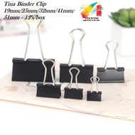 Tina Binder Clip 19mm/25mm/32mm/41mm/51mm - 12's/box